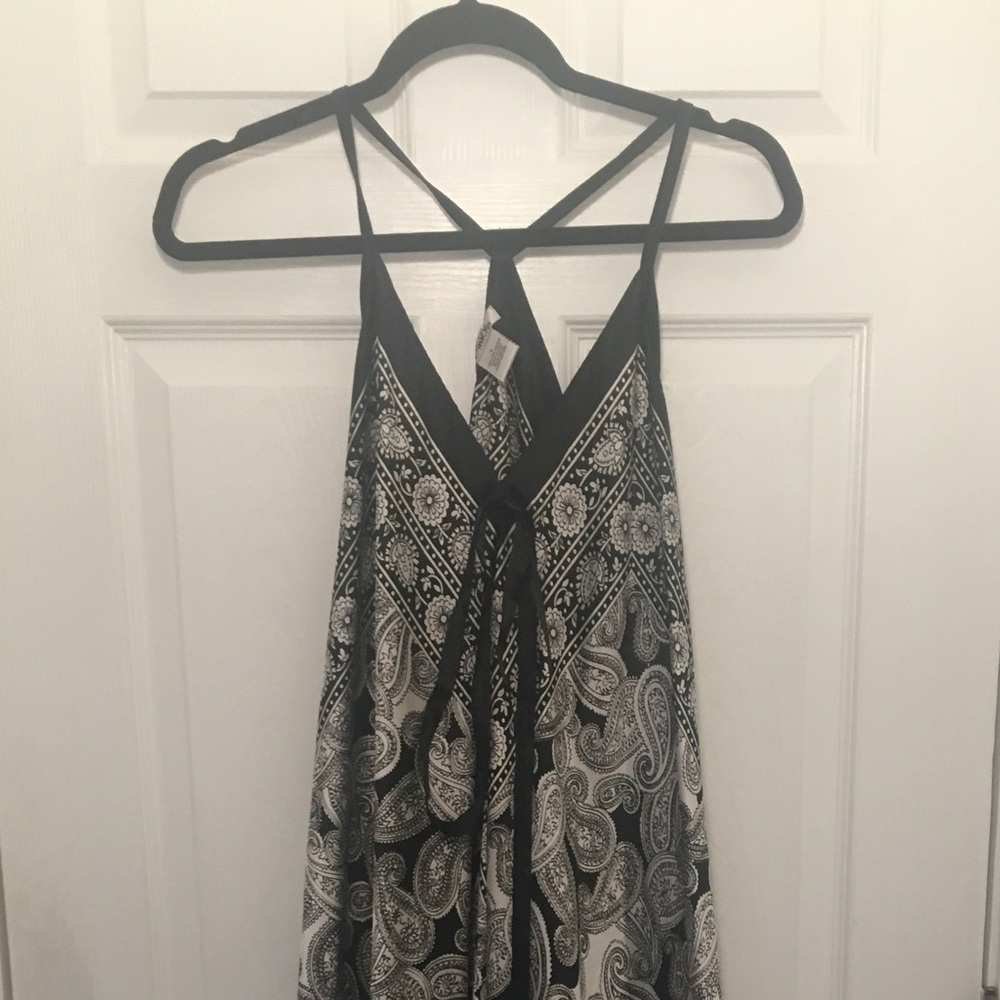 Asymmetrical flowy summer dress